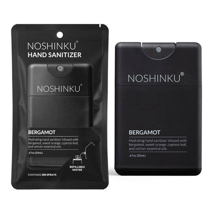 REFILLABLE Bergamot Ultra-Moisturizing Pocket Hand Sanitizer