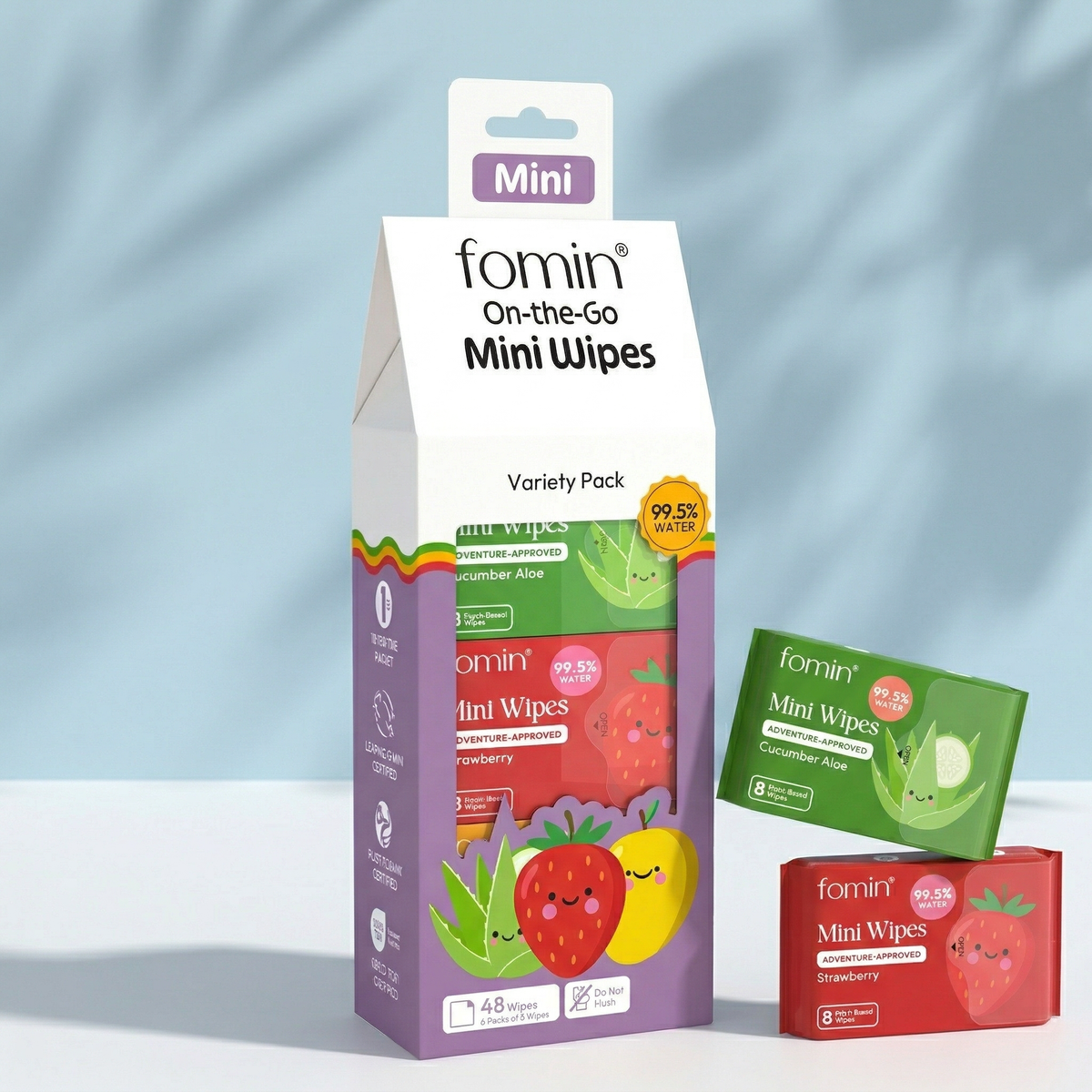 Travel Size Kids Wipes | Variety Pack | Hand Sanitizer Wipes