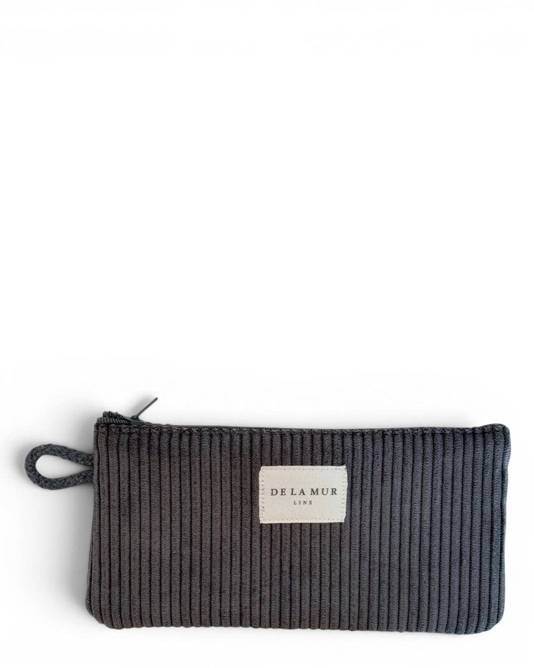 Corduroy Glasses Case – Charcoal Gray (Boni)