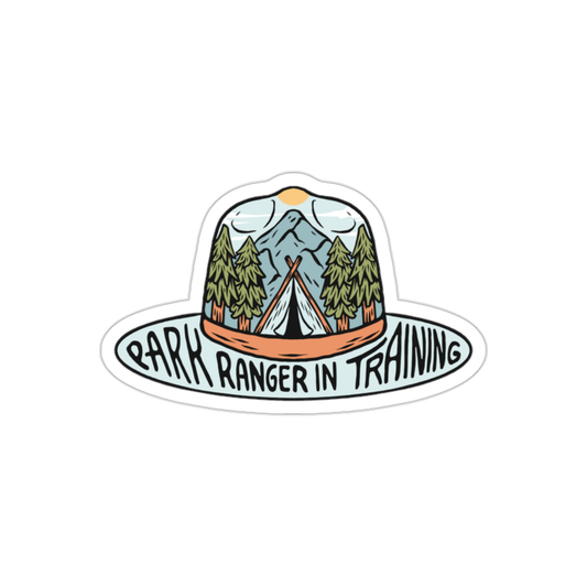 Park Ranger in Training National Park Vinyl Sticker