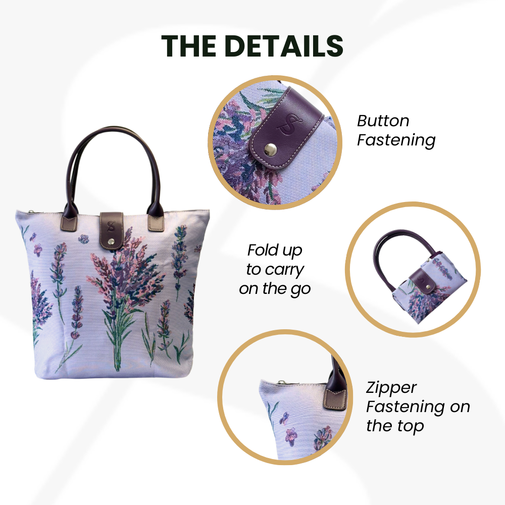 LAVENDER FOLDING BAG