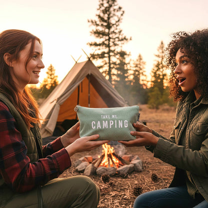 Camp - Corduroy Zippered Pouch