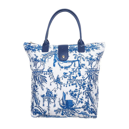 THE BRITISH MUSEUM CHINOISERIE FOLDING BAG