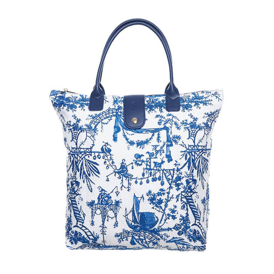 THE BRITISH MUSEUM CHINOISERIE FOLDING BAG