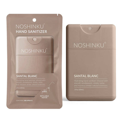 Refillable Santal Blanc Hydrating Pocket Hand Sanitizer