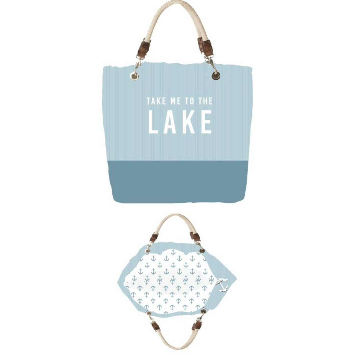 Lake - Corduroy Tote Bag