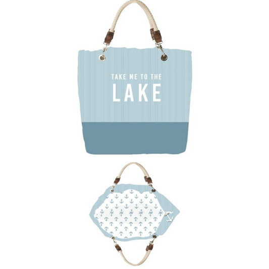 Lake - Corduroy Tote Bag