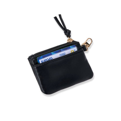 Clear HydroBag® Stadium with Black Trim and Matching RFID Pouch