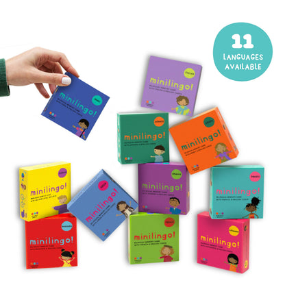 Minilingo Swahili/English Bilingual Flashcards for Kids