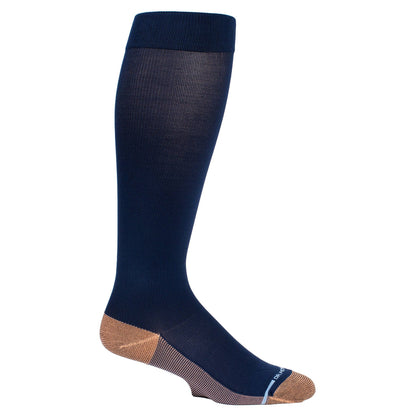 Solid Copper Infused | Knee-High Compression Socks For Men