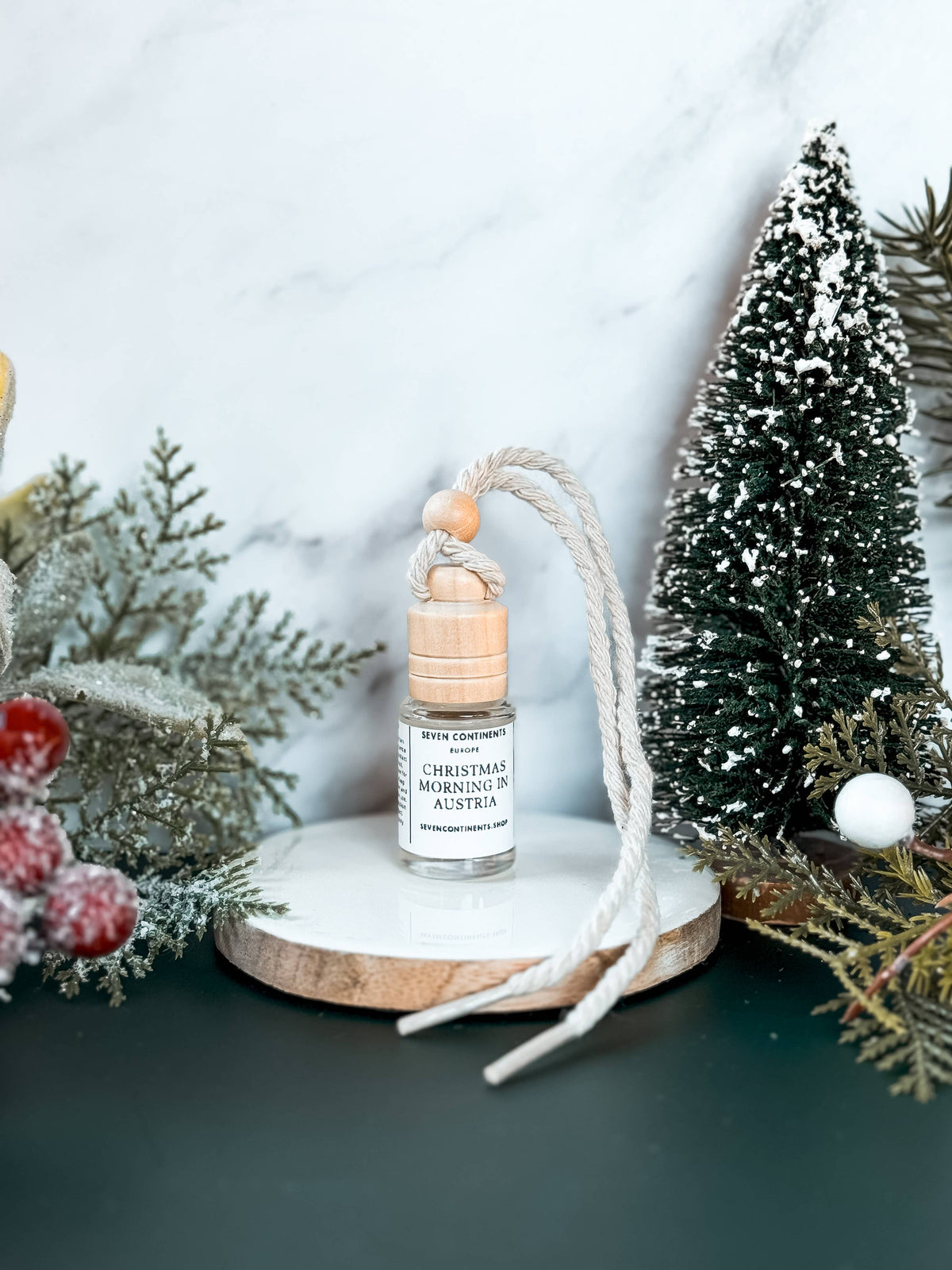 Christmas Morning In Austria holiday hanging car diffuser air freshener