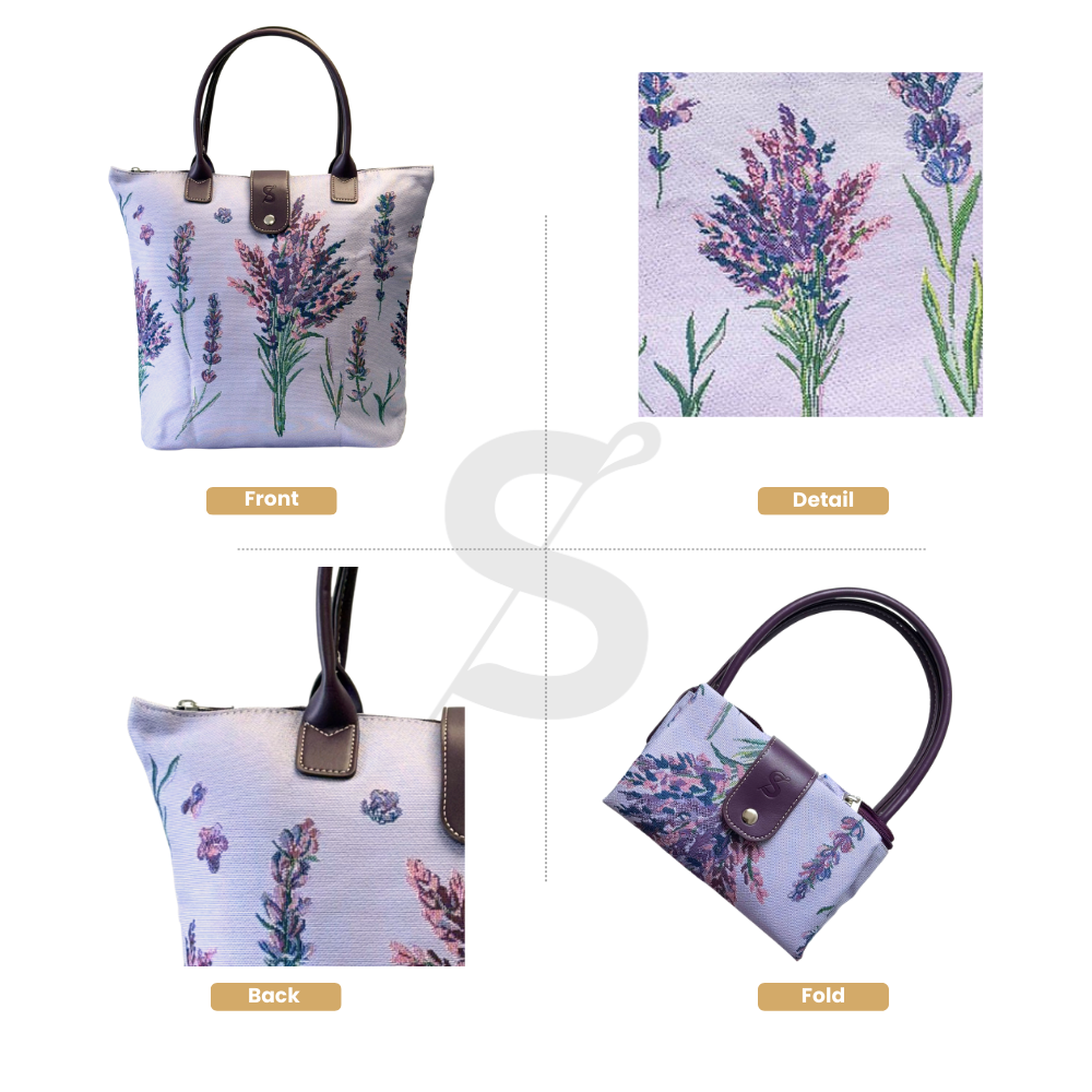LAVENDER FOLDING BAG