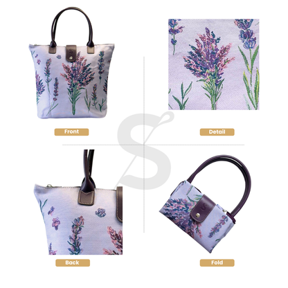 LAVENDER FOLDING BAG