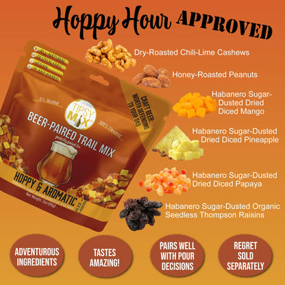 Beer-Paired Trail Mix - Hoppy + Aromatic