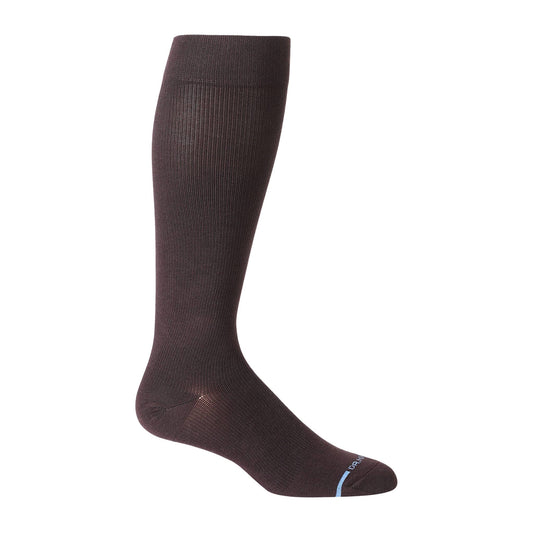 Solid Cotton Blend | Knee-High Compression Socks For Men