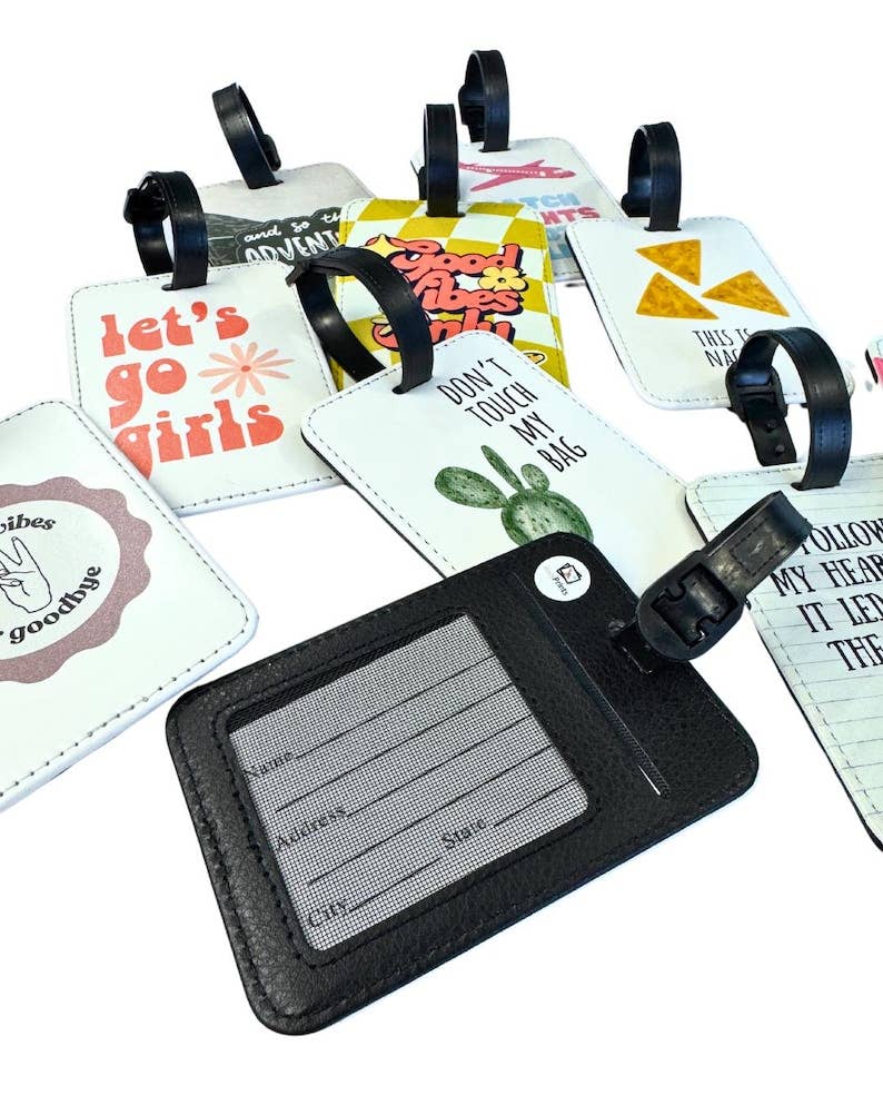Tini Bit Overpacked Cocktail Luggage Tag