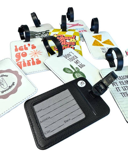 Tini Bit Overpacked Cocktail Luggage Tag