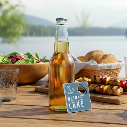Lake - Bottle Opener Coaster