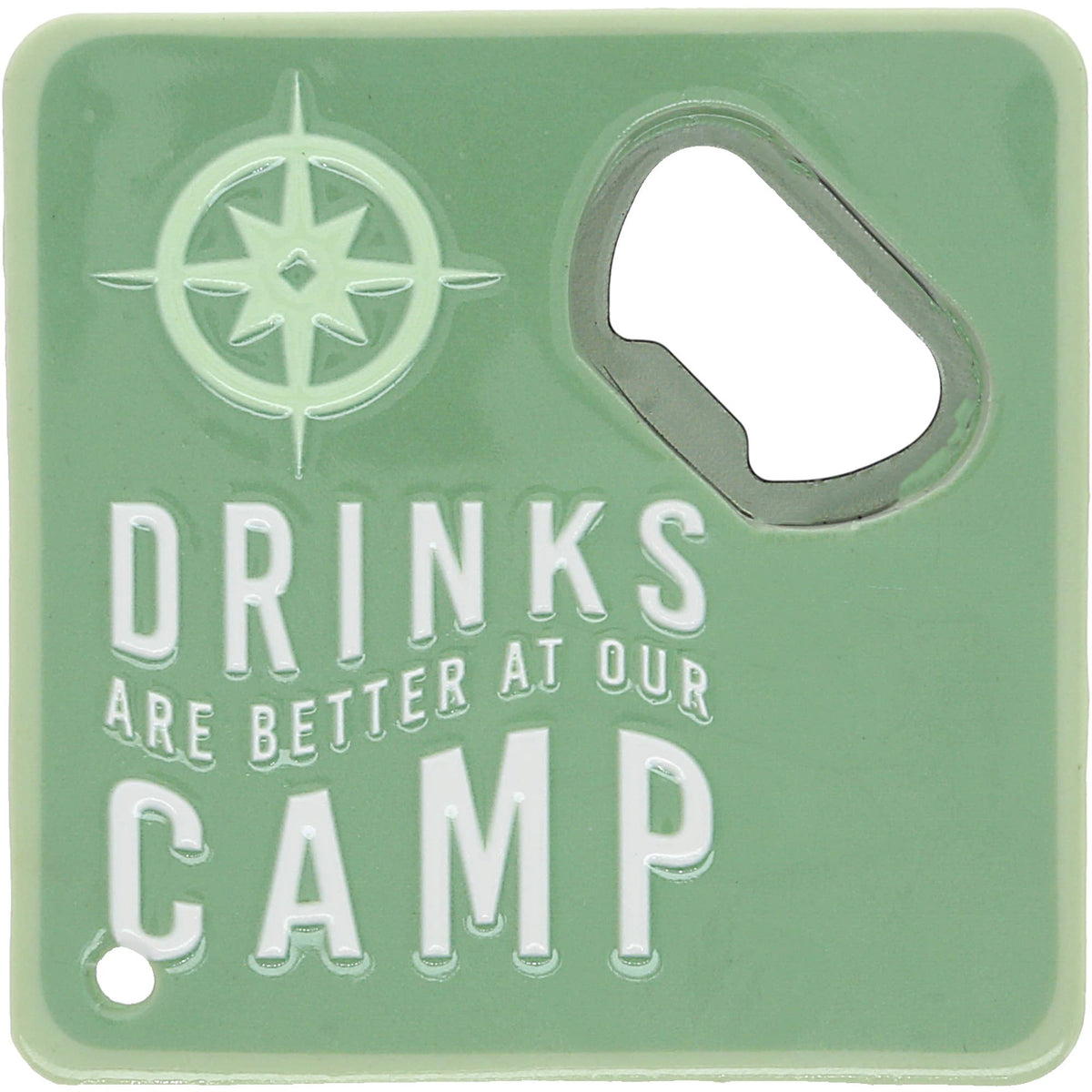 Camp - Bottle Opener Coaster