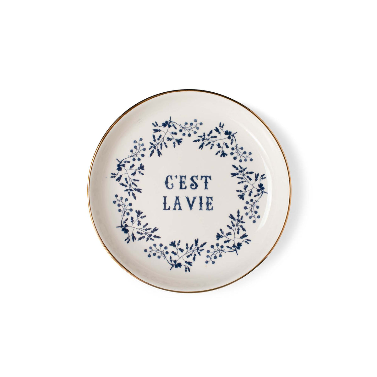 C'EST LA VIE MEMENTO SMALL ROUND TRAY