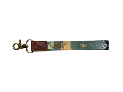 Smokey Bear Wristlet Keychain Lanyard