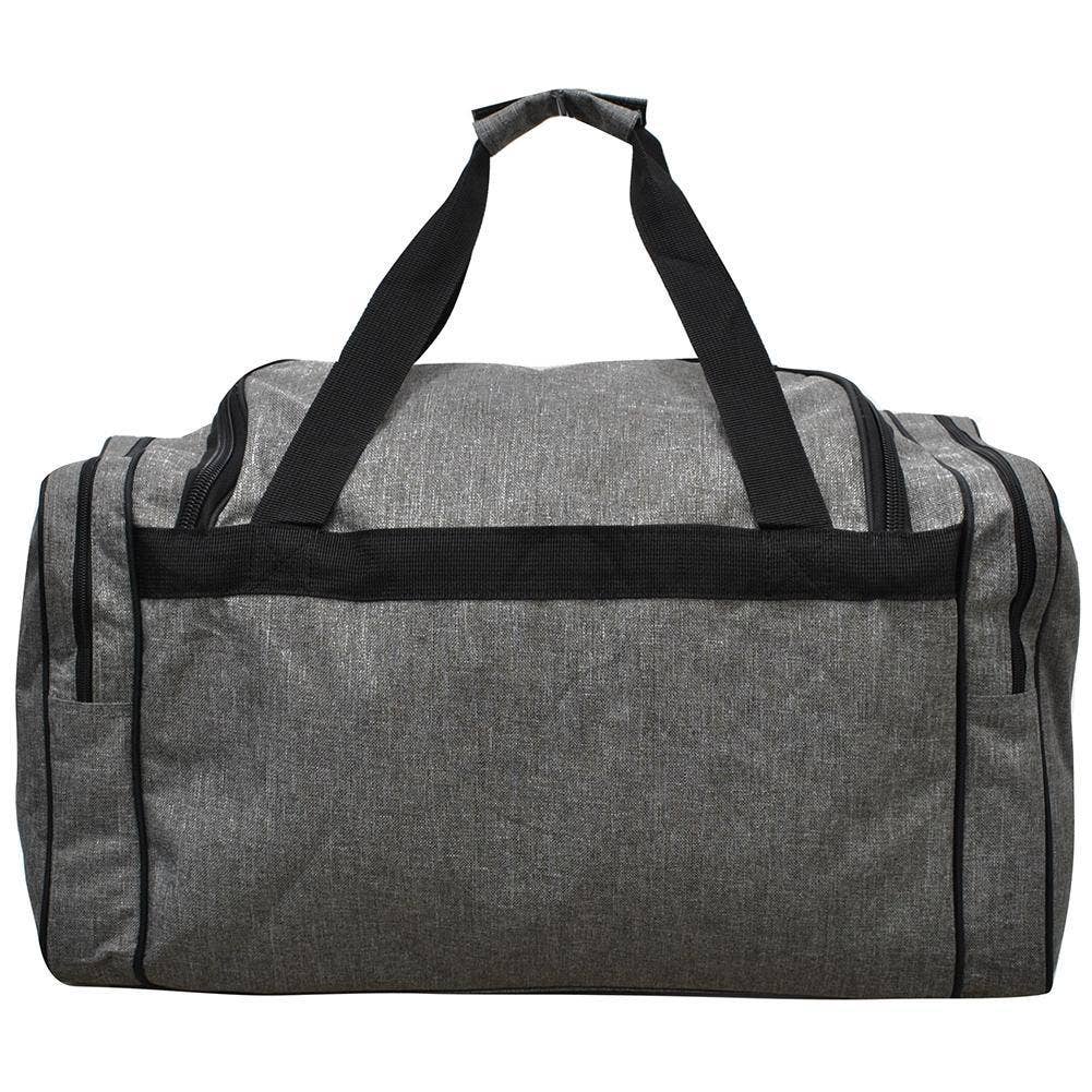 Crosshatch Gray NGIL Canvas 23" Duffle Bag