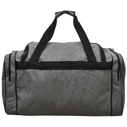 Crosshatch Gray NGIL Canvas 23" Duffle Bag