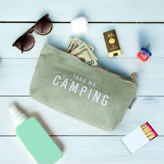 Camp - Corduroy Zippered Pouch