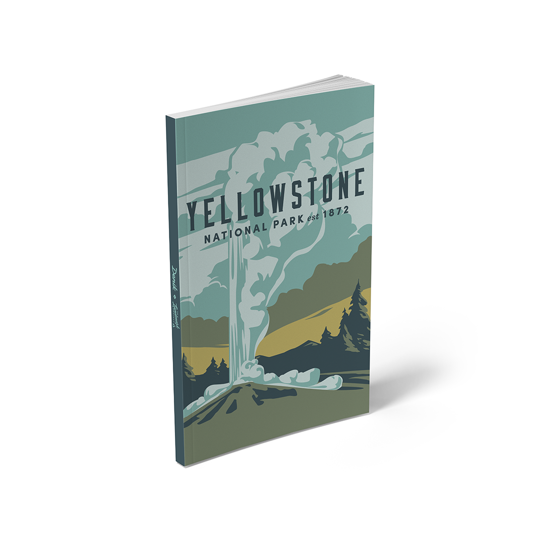 Yellowstone National Park Classic Layflat Notebook LFC2124L