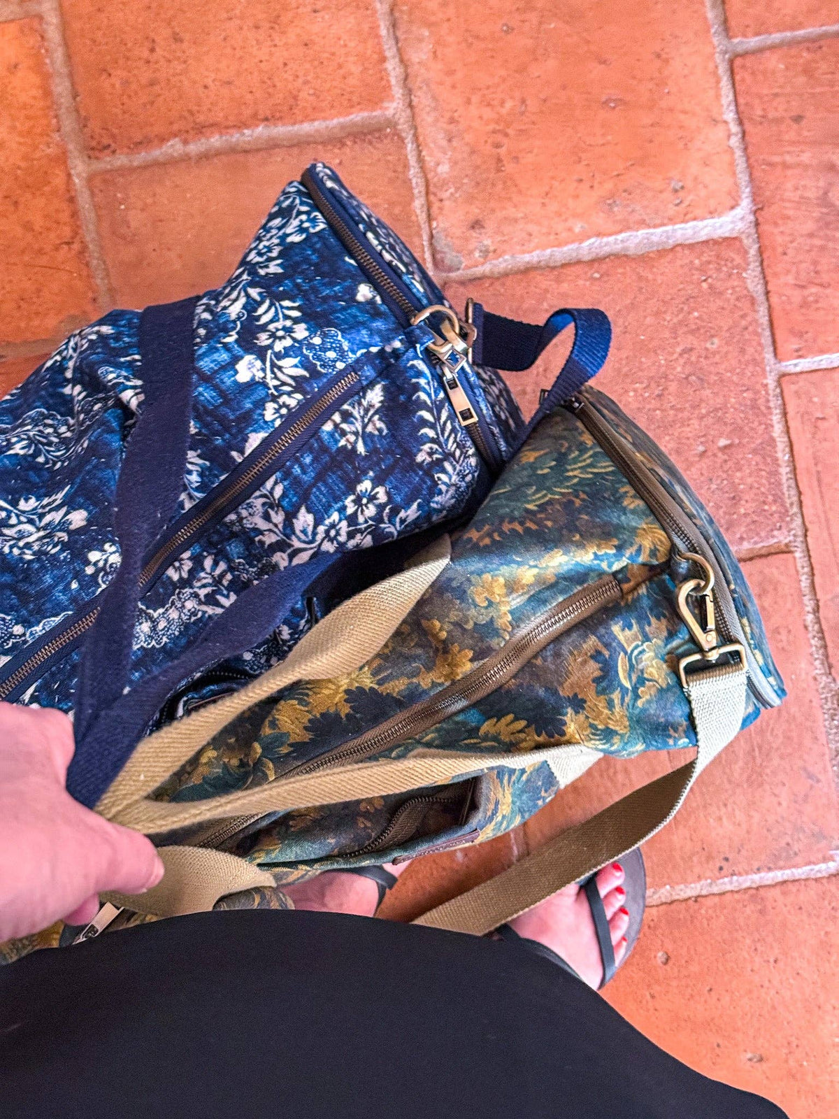 Bon Voyage Weekender Duffle Bag - Mirabeau Blue