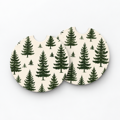 Jolitee Car Coasters, Absorbent Neoprene CupHolder Lakehouse