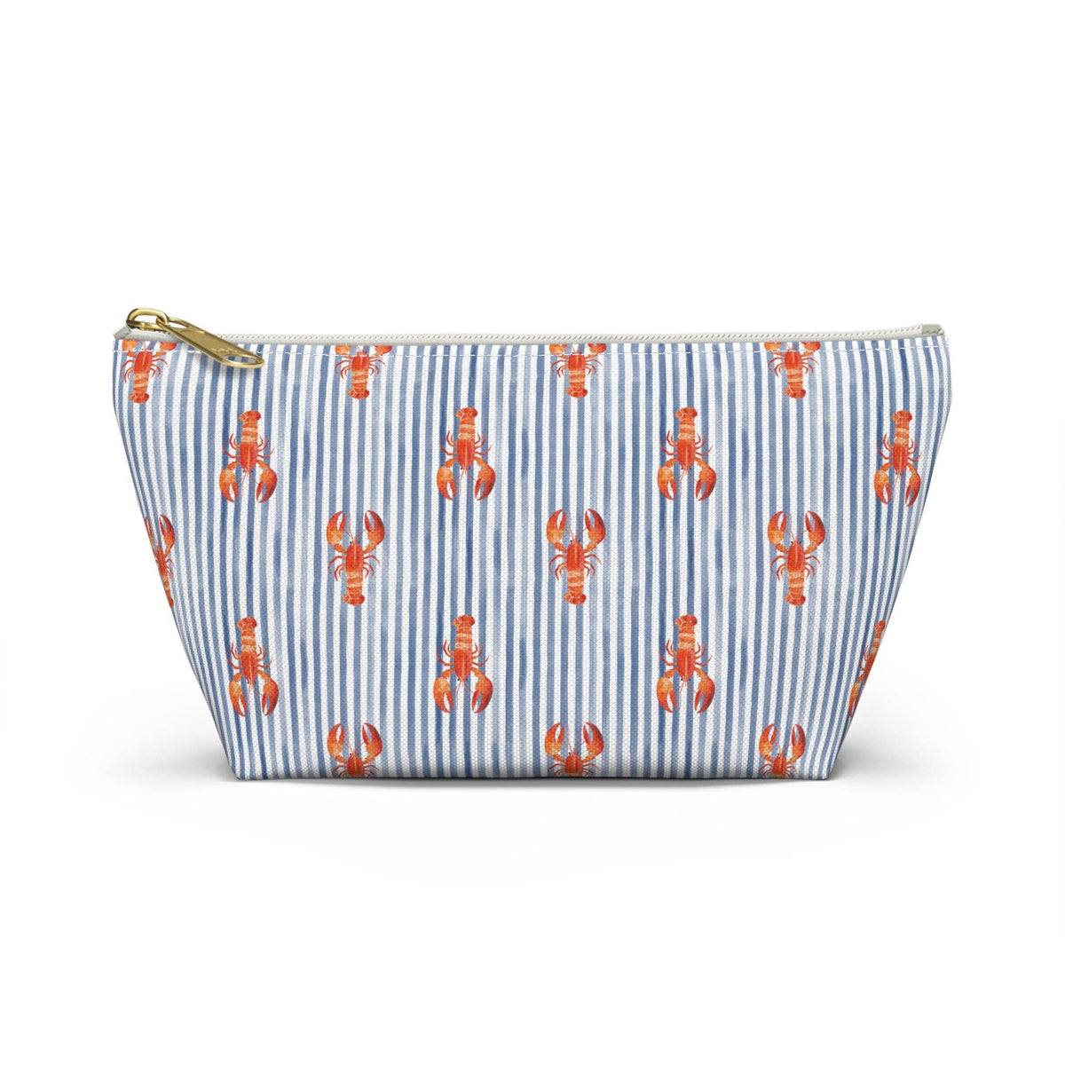Blue Stripe Lobster T-Bottom Pouch