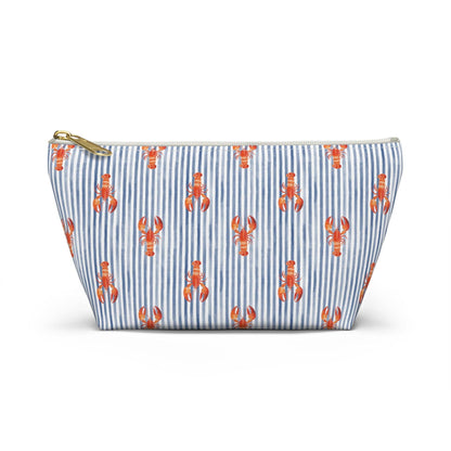 Blue Stripe Lobster T-Bottom Pouch