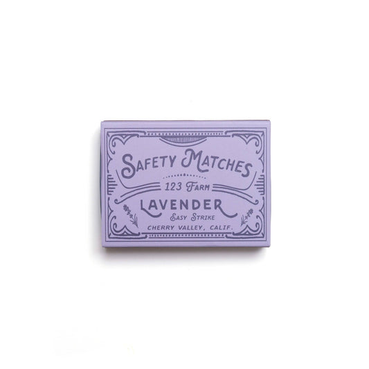 Lavender Matches – Boxed Set, 40 Safety Matches