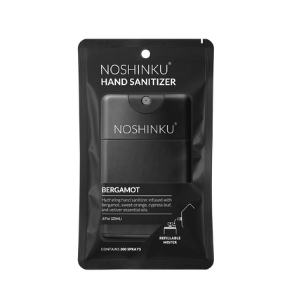 REFILLABLE Bergamot Ultra-Moisturizing Pocket Hand Sanitizer