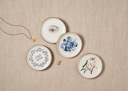 C'EST LA VIE MEMENTO SMALL ROUND TRAY