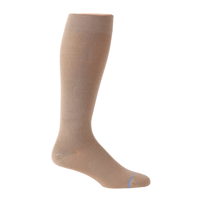 Solid Cotton Blend | Knee-High Compression Socks For Men