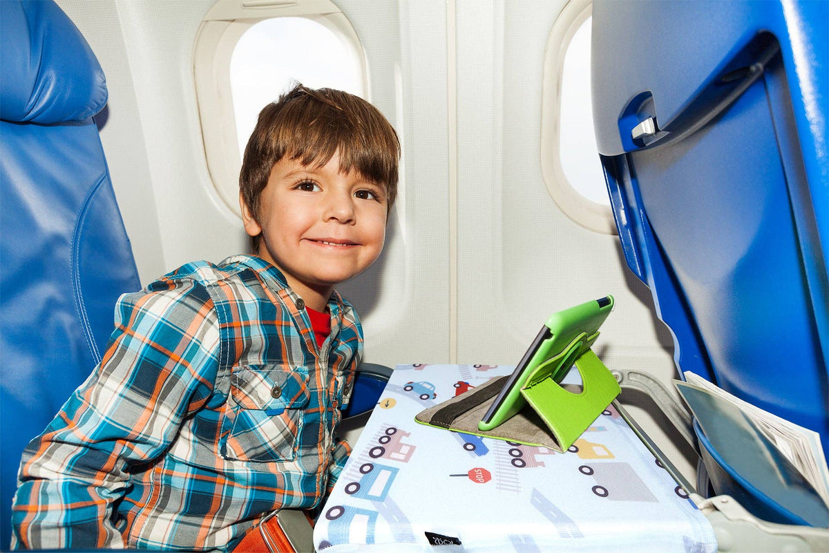 The Go-Be 2-Pack Kids Collection — Airplane Tray Covers in Playful Designs