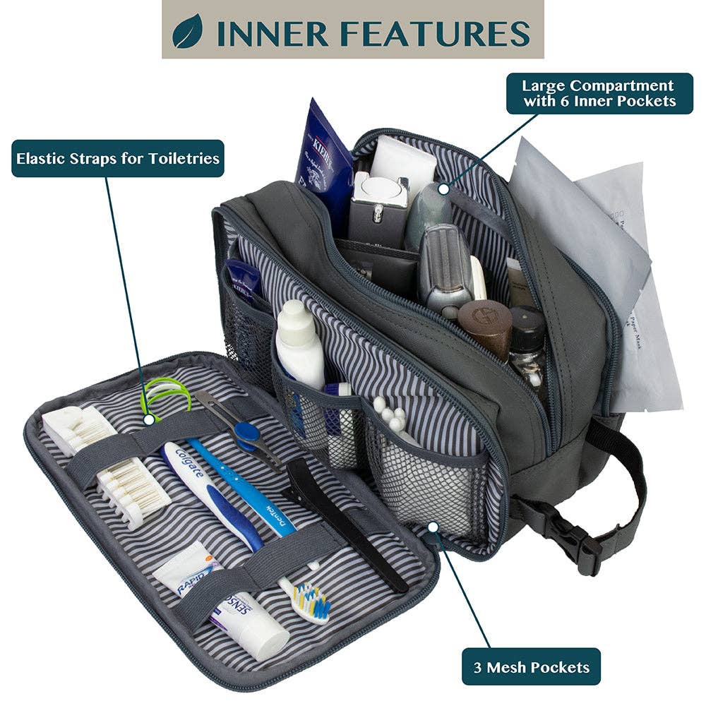 Men's Modern Dopp Kit Toiletry Bag