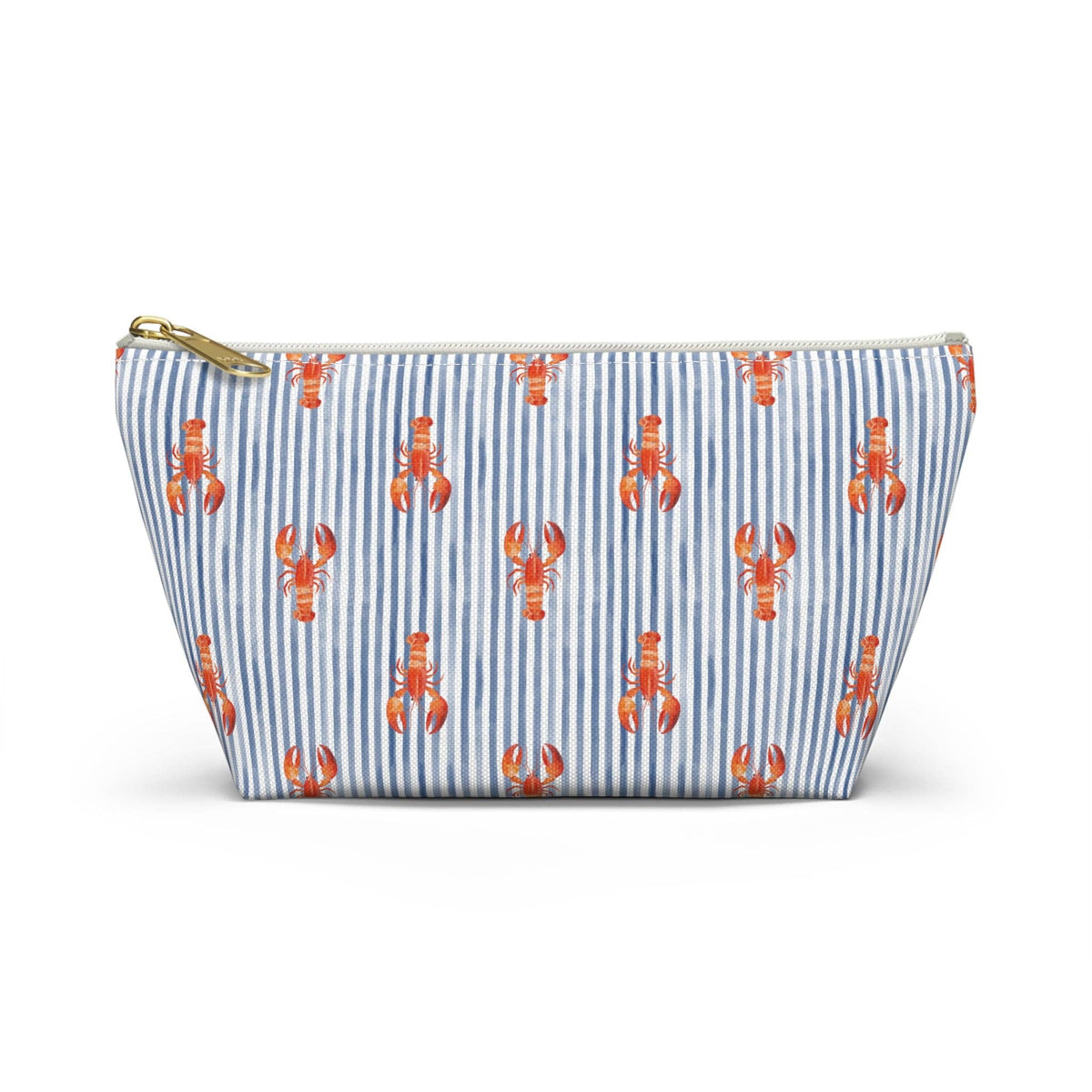 Blue Stripe Lobster T-Bottom Pouch