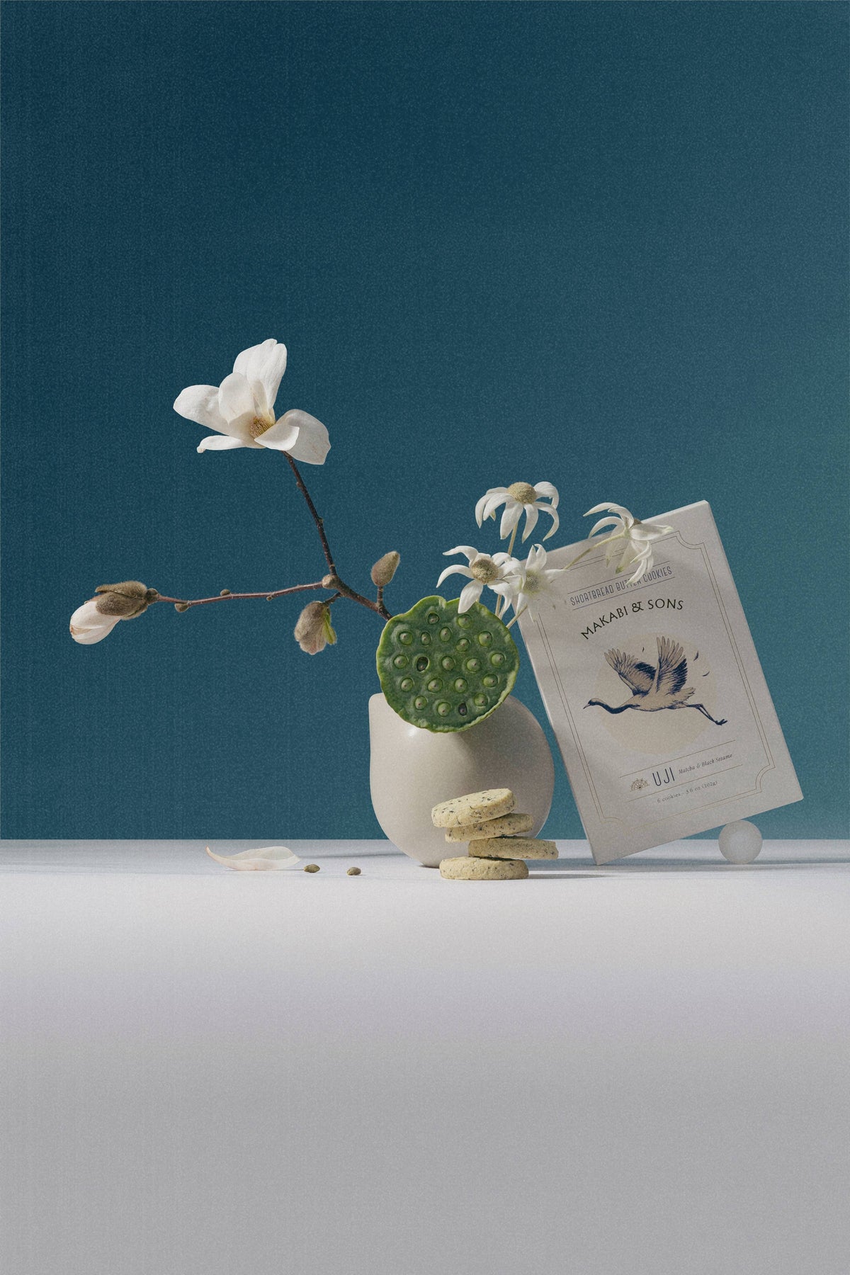 Matcha Toasted Black Sesame Cookies - Uji