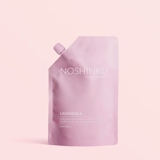 Lavendula Nourishing Hand Sanitizer Mini Travel Refill Pouch