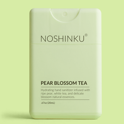 Refillable Pear Blossom Tea Hydrating Pocket Hand Sanitizer