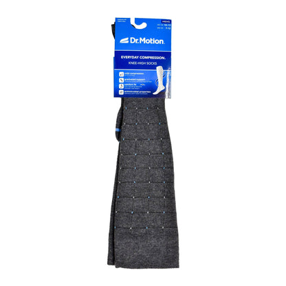 Pin Dot Grid | Knee-High Compression Socks For Men