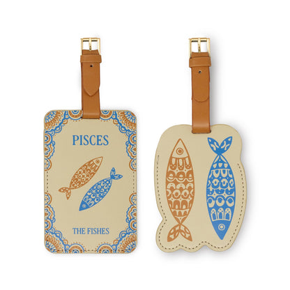 Luggage Tag Set of 2, PISCES
