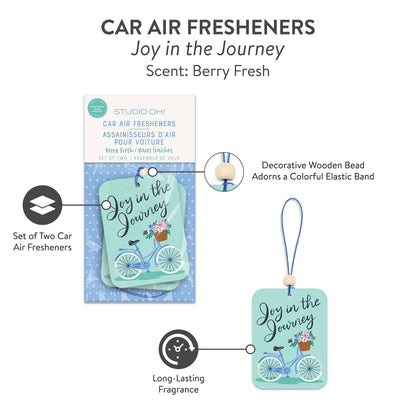 Joy in the Journey Car Air Freshener