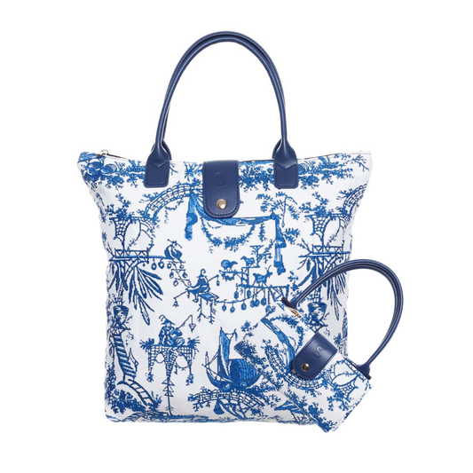 THE BRITISH MUSEUM CHINOISERIE FOLDING BAG