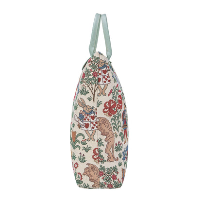 ALICE IN WONDERLAND FOLDAWAY GROCERY BAG