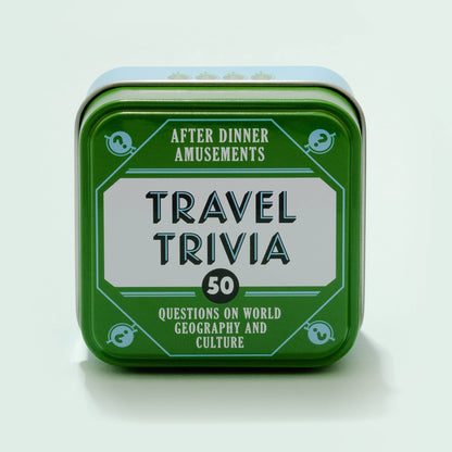 After Dinner Amusements: Travel Trivia