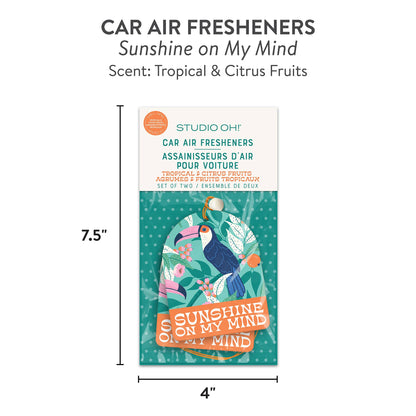 Sunshine on My Mind Car Air Freshener